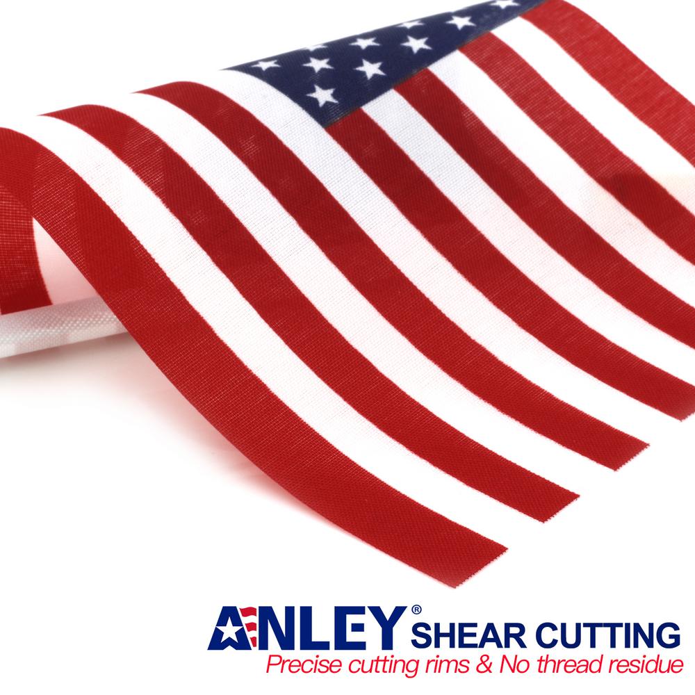 USA /& CANADA Small 4 X 6 Inch Mini Double Country Stick Flag Banner with BLACK STAND on a 10 Inch Plastic Pole . New