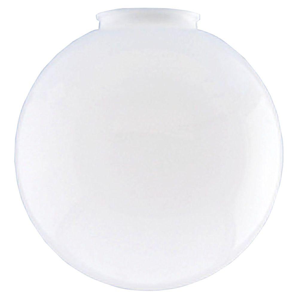 Westinghouse 7-15/16 in. White Acrylic Globe with 4 in. Fitter-8190000 ...