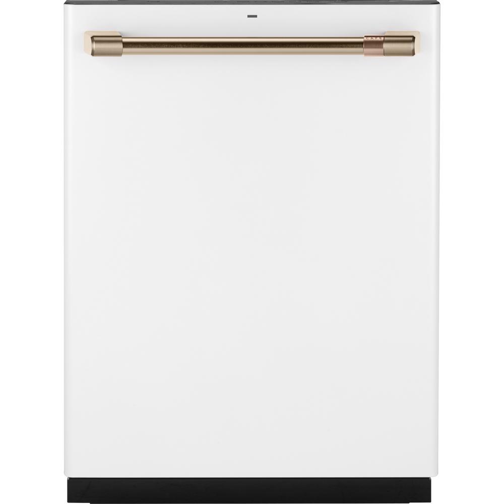 Cafe 24 in. Smart Top Control Dishwasher in Matte White w/WiFi and