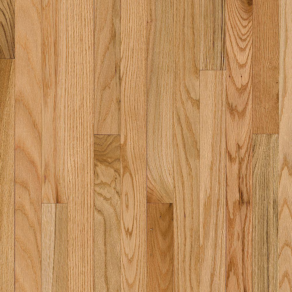 Bruce Plano Oak Country Natural 3 4 In Thick X 2 1 4 In Wide X