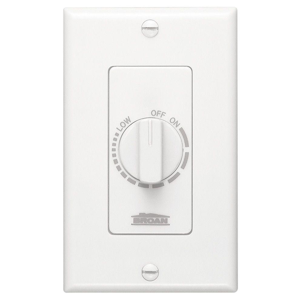 Broan Electronic Variable Speed Fan Control In White 57w The