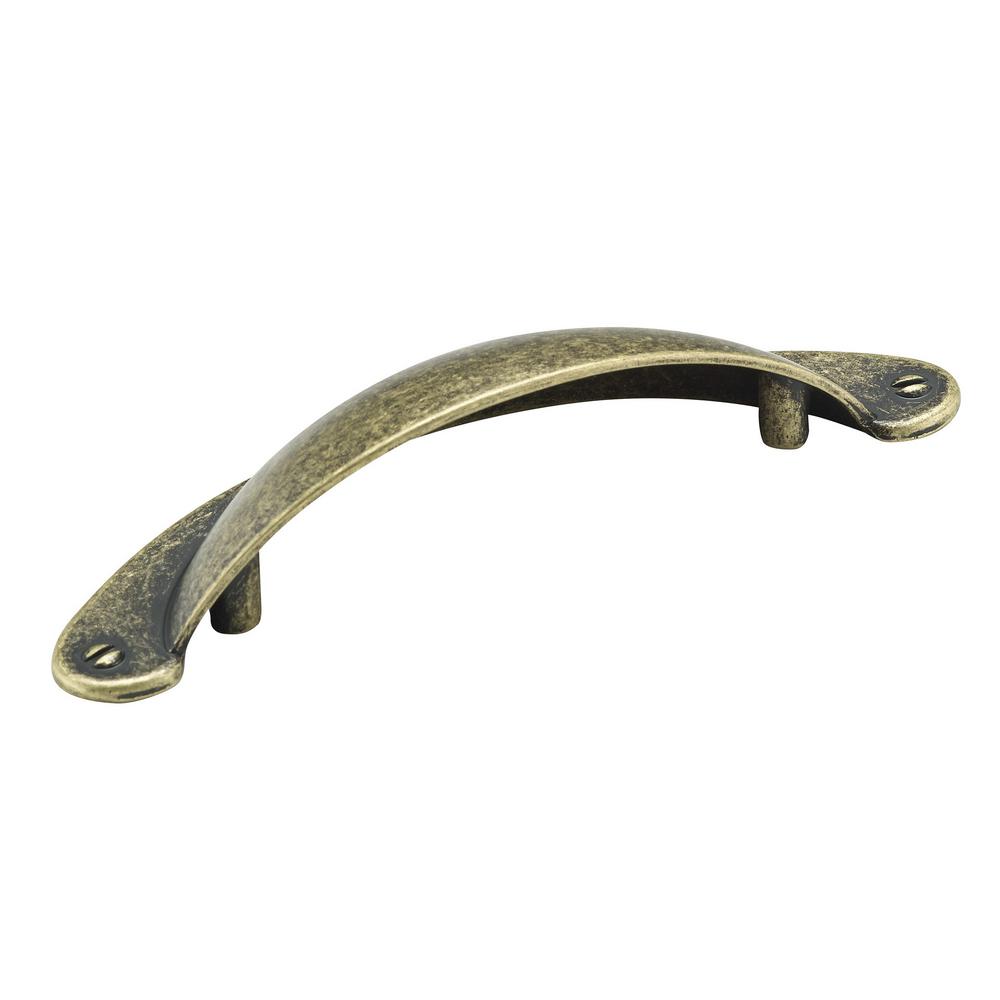 Richelieu Hardware Traditional 3 in. Burnished Brass PullBP82333BB