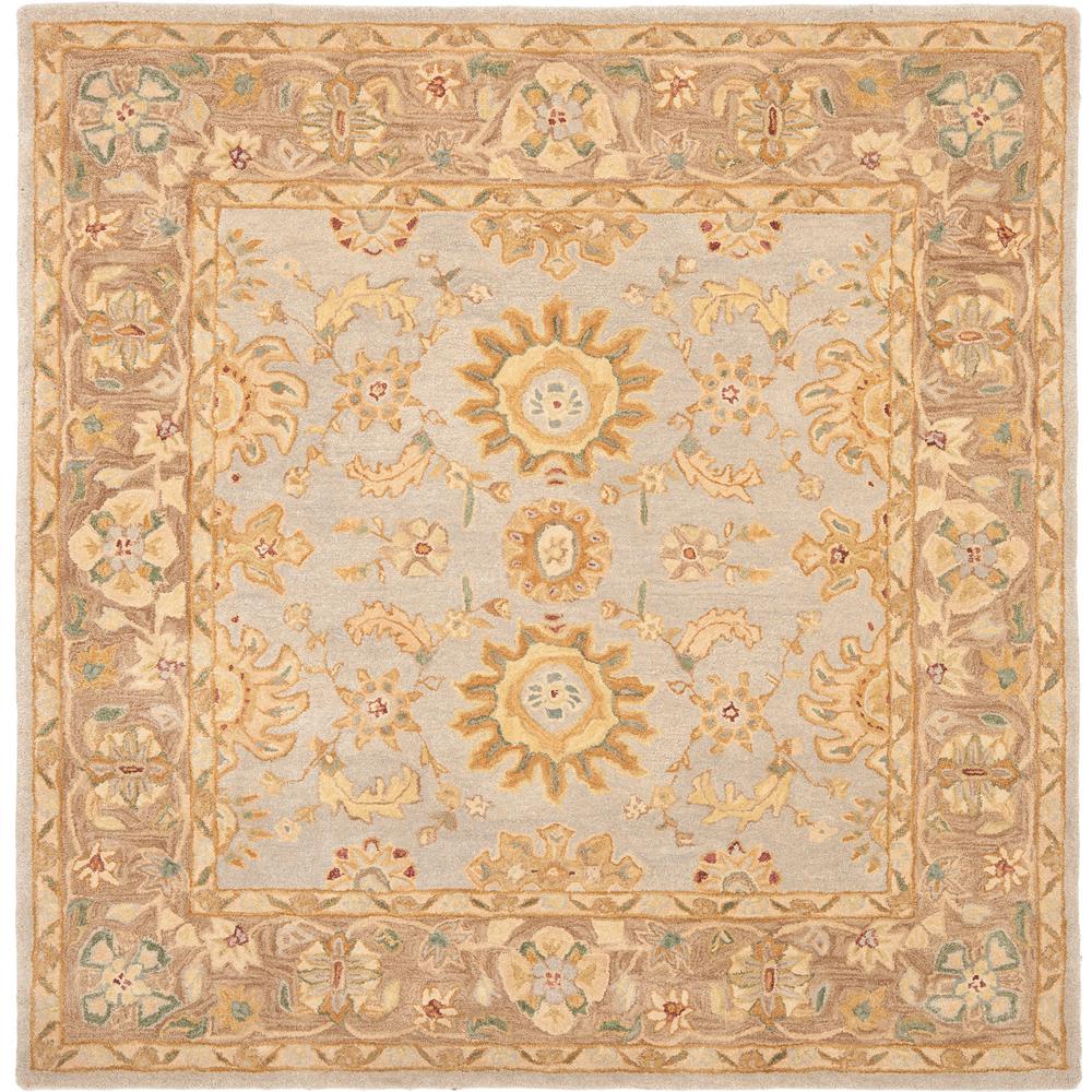 Safavieh Anatolia Teal Brown 6 Ft X Square Area Rug