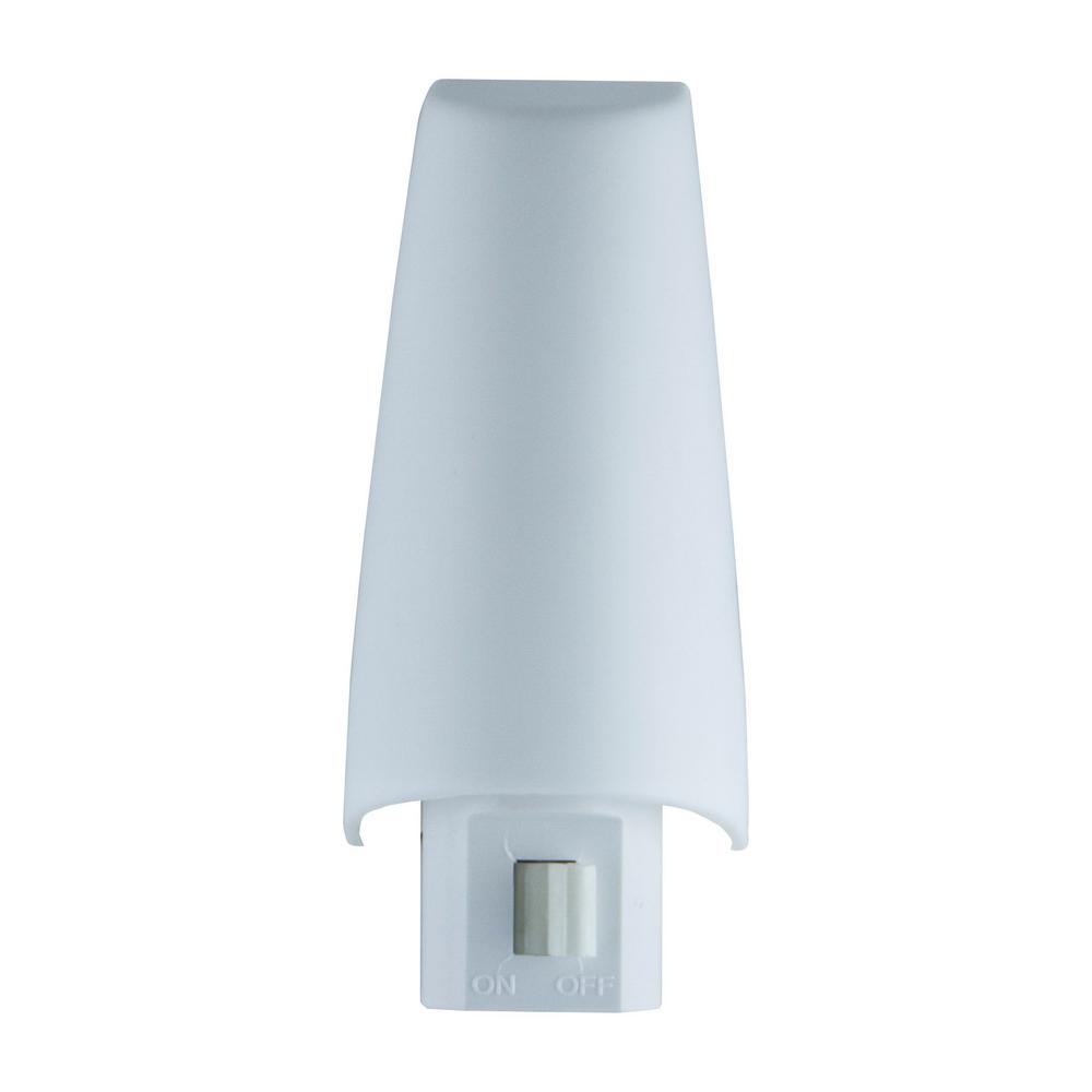 GE Incandescent Night Light White Shade52194 The Home Depot