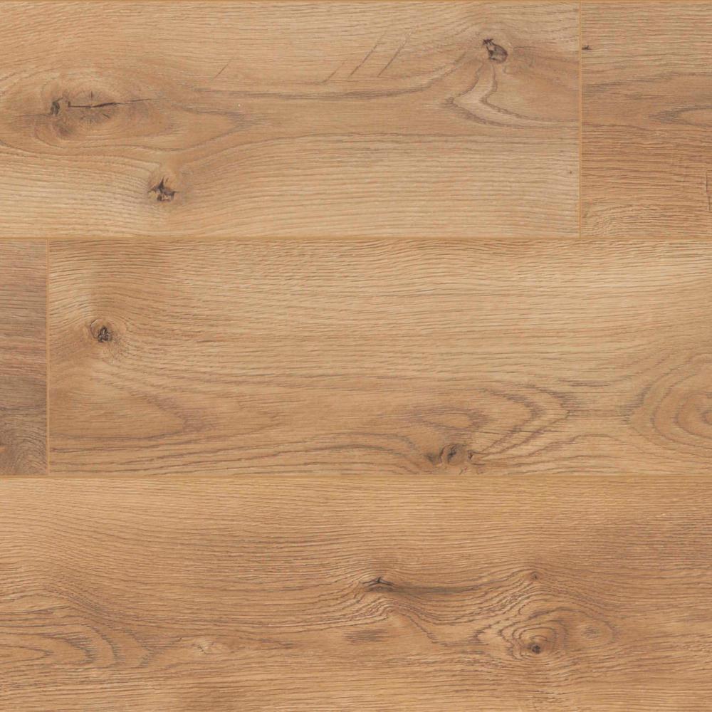 Trafficmaster Cameron Oak 7 Mm Thick X 7 2 3 In Wide X 50 5 8 In Length Laminate Flooring 24 17 Sq Ft Case 45106 The Home Depot