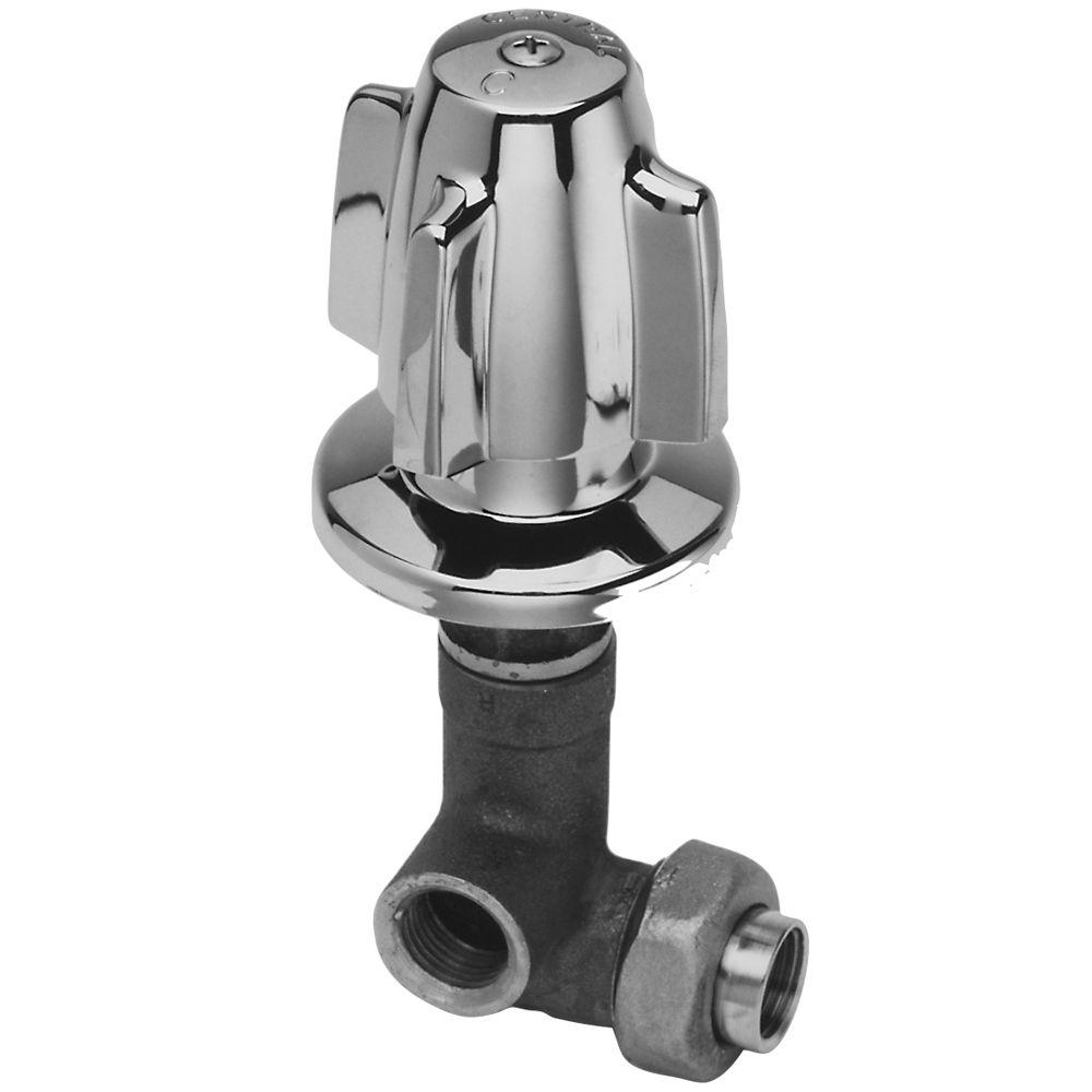 Central Brass 1/214 Brass Female NPSF Corner Shower Valve in Chrome1246 The Home Depot