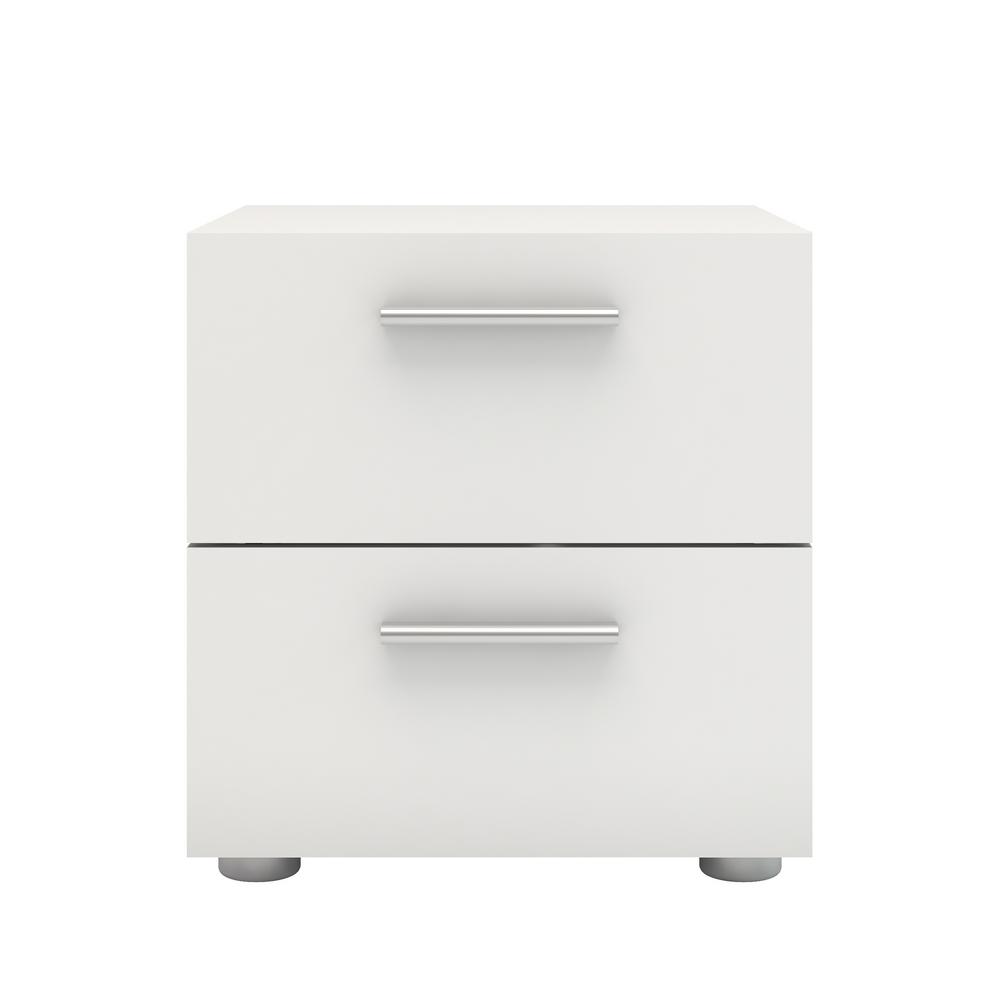 girls white nightstand