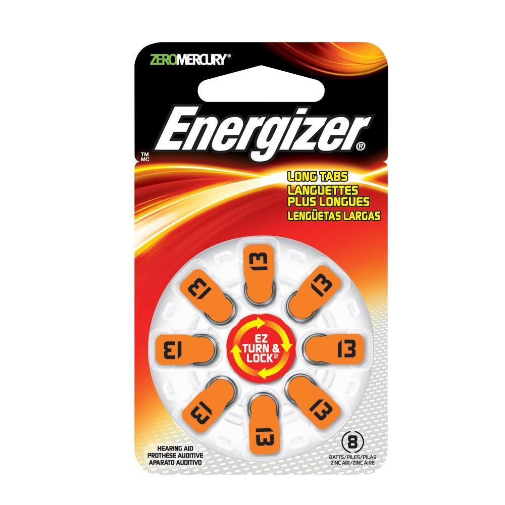 Energizer Hearing Aid Batteries Az13dp 8 64 1000 