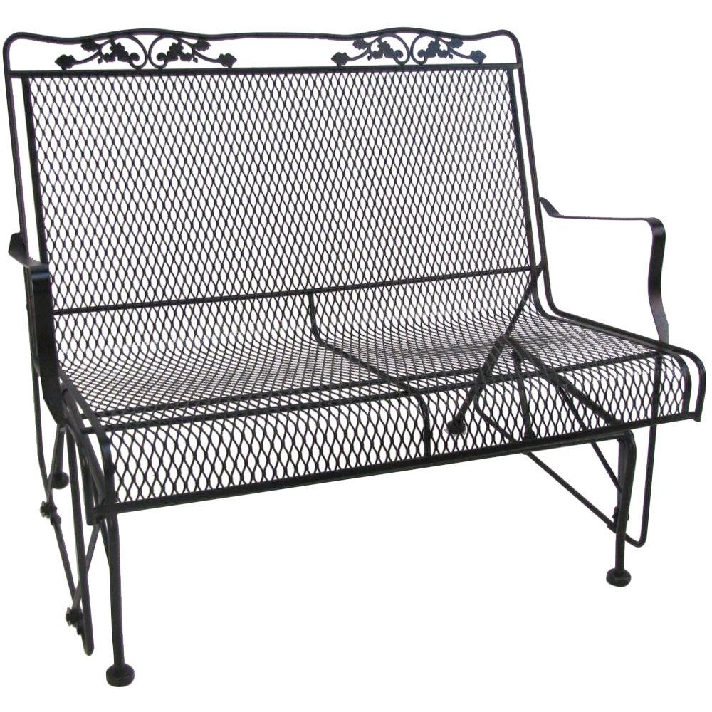 Glenbrook Black Patio Glider