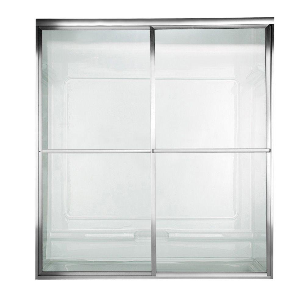 American Standard Prestige 44 In X 71 5 In Framed Sliding Shower