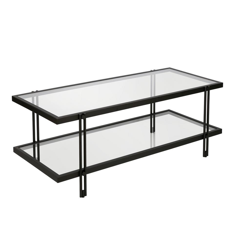 Z Line Designs Mendocino Clear And Deep Bronze Black Coffee Table Zl340 01tu The Home Depot