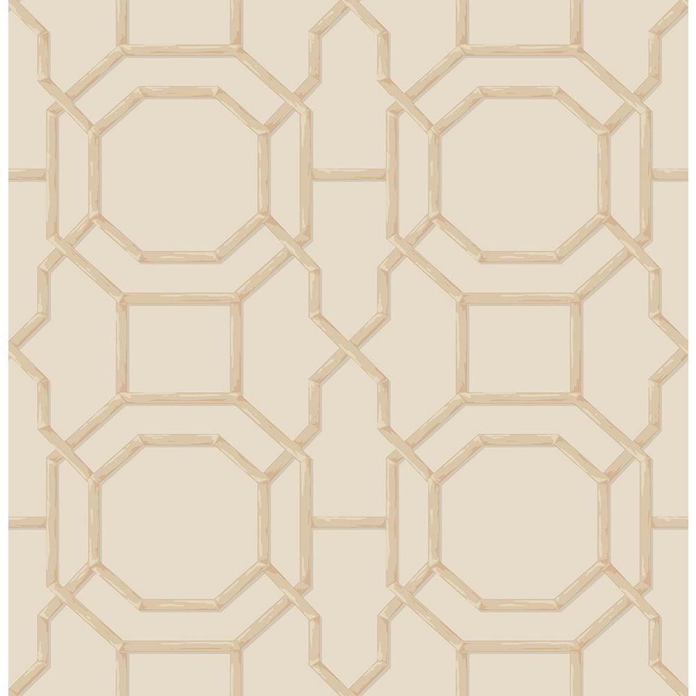 Beacon House Summer Beige Trellis Wallpaper Sample 266921741SAM The