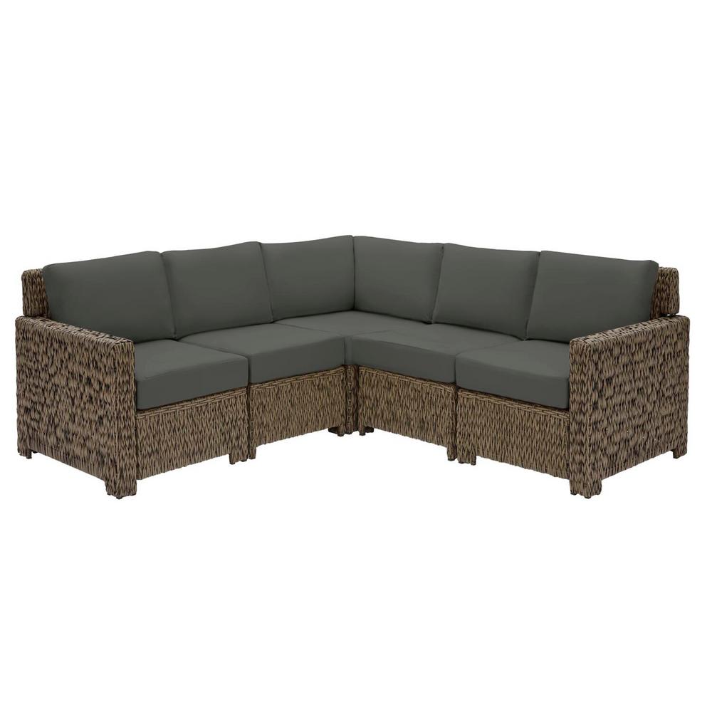 Transitional Gray Patio Conversation Sets Outdoor Lounge Patio Conversation Sets