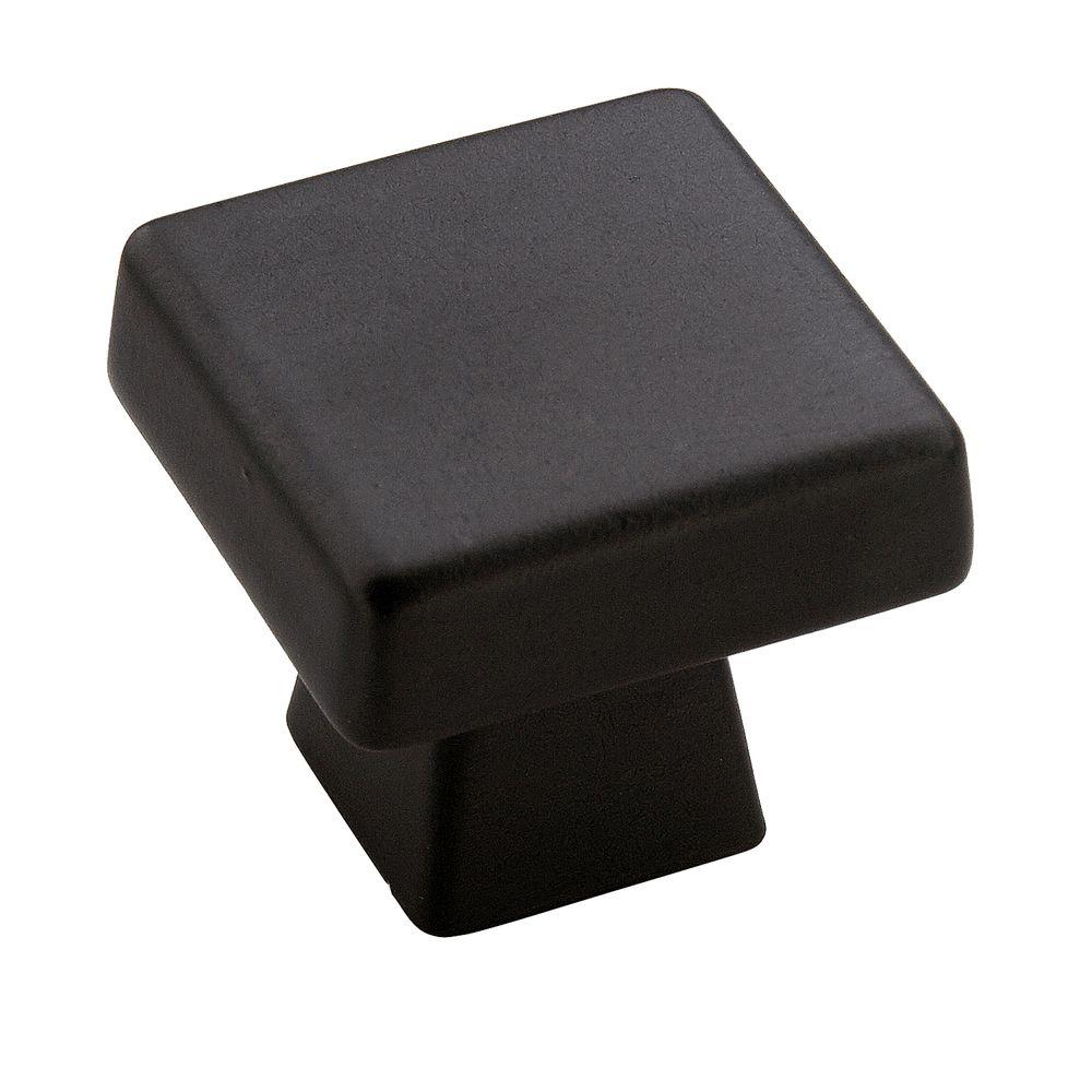 Amerock Blackrock 1 in. Black Bronze Square KnobBP55271BBR