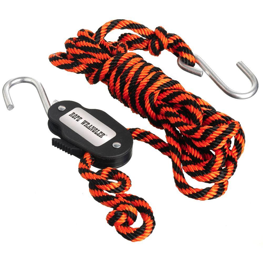 Keeper 3/8 in. x 16 ft. x 250 lbs. Rope Wrangler07007 The Home Depot
