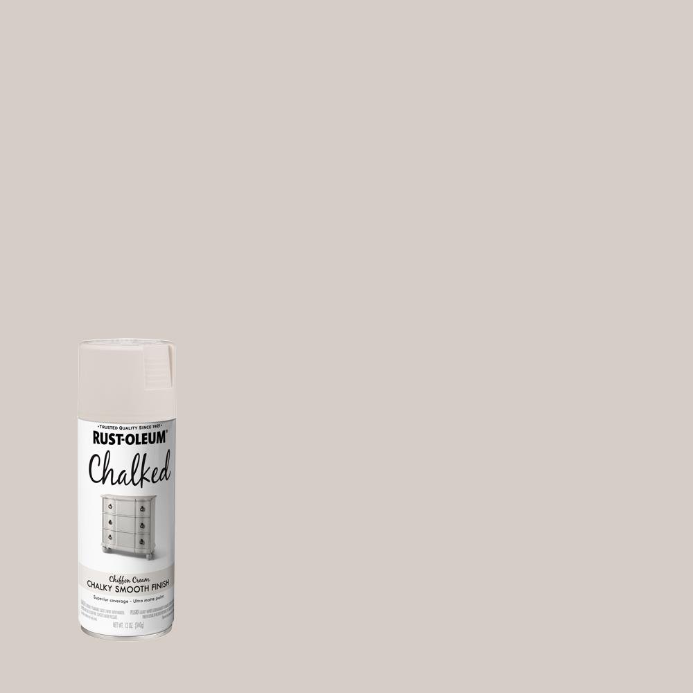 chiffon cream paint chalked rust oleum spray matte oz ultra
