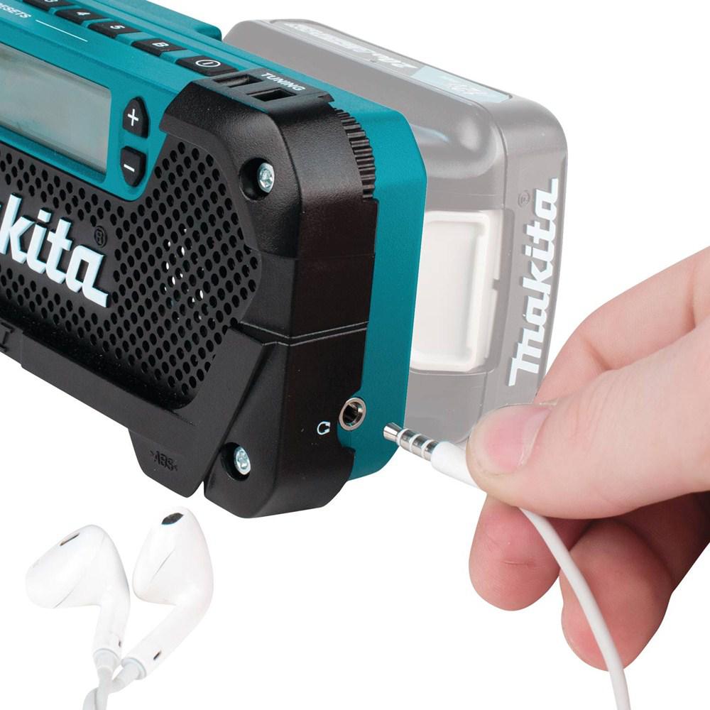 Makita Job Site Radio 12Volt LithiumIon Cordless MP3 Stereo Sound