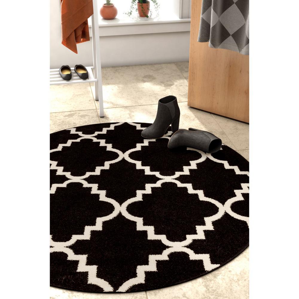 Well Woven Sydney Lulu S Lattice Trellis Black 5 Ft X Round Well Woven Sydney Lulu S Lattice Trellis Black 5 Ft X Round Modern