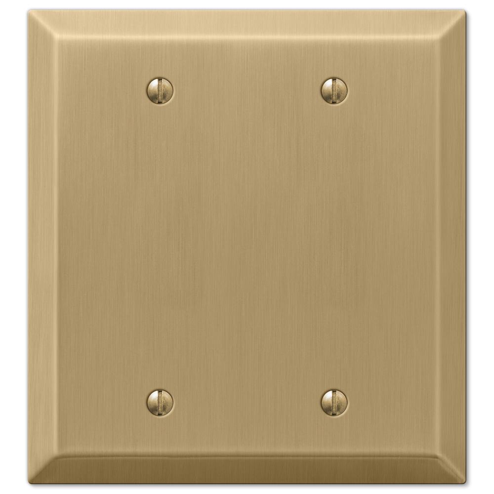 Amerelle Century 2Blank Wall Plate, Brushed Bronze163BBBZ The Home