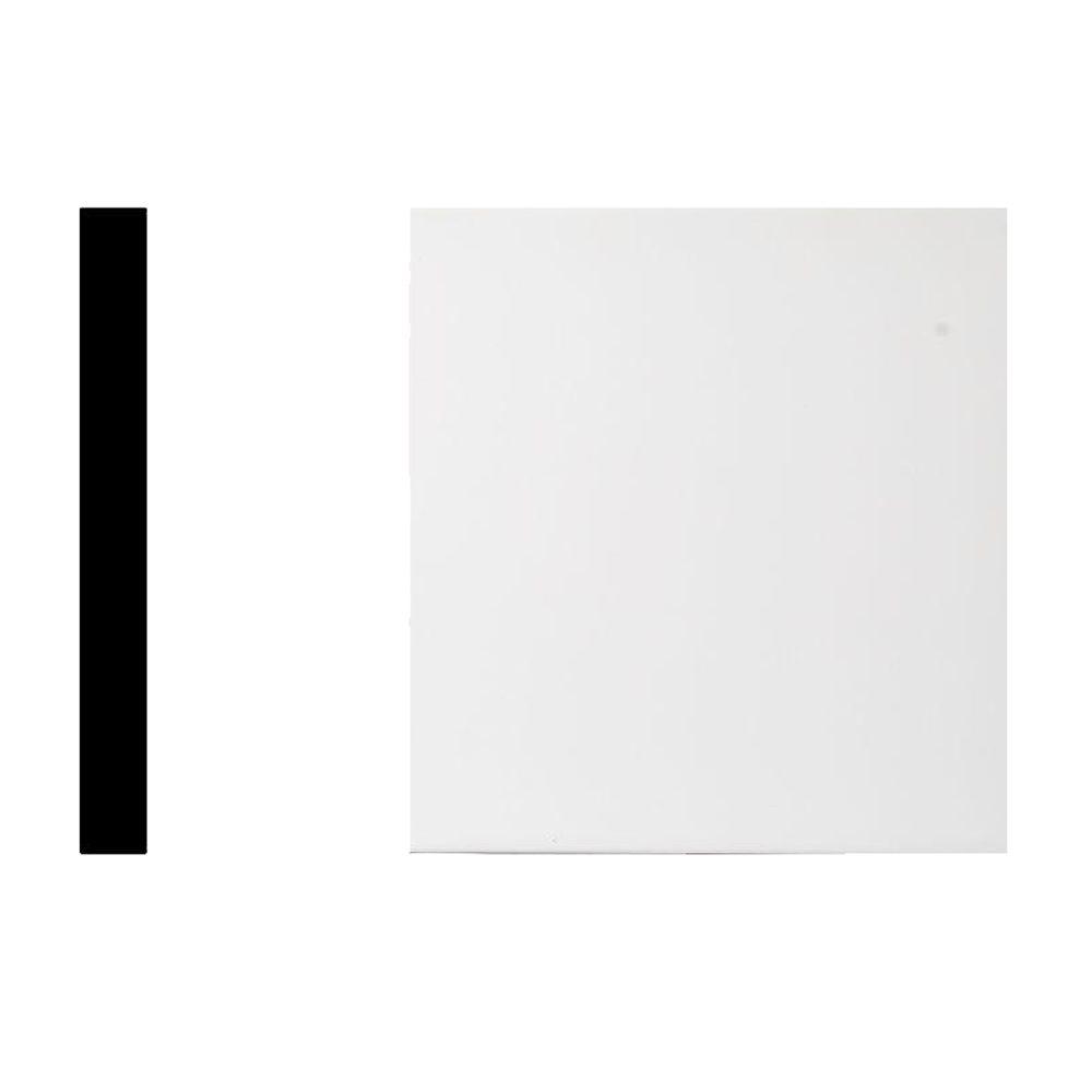 Veranda 7312 1 In X 8 Ft Pvc Vinyl White Trimplank S4s Pvc Vinyl White Trimplank S4s Moulding