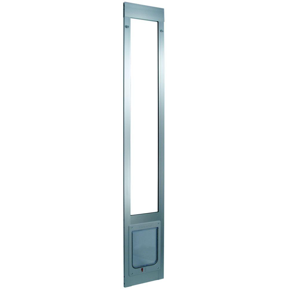 Ideal Pet 7 5 In X 10 5 In Large Mill Chubby Kat Pet Patio Door Insert For 75 In To 77 75 In Tall Aluminum Sliding Glass Door