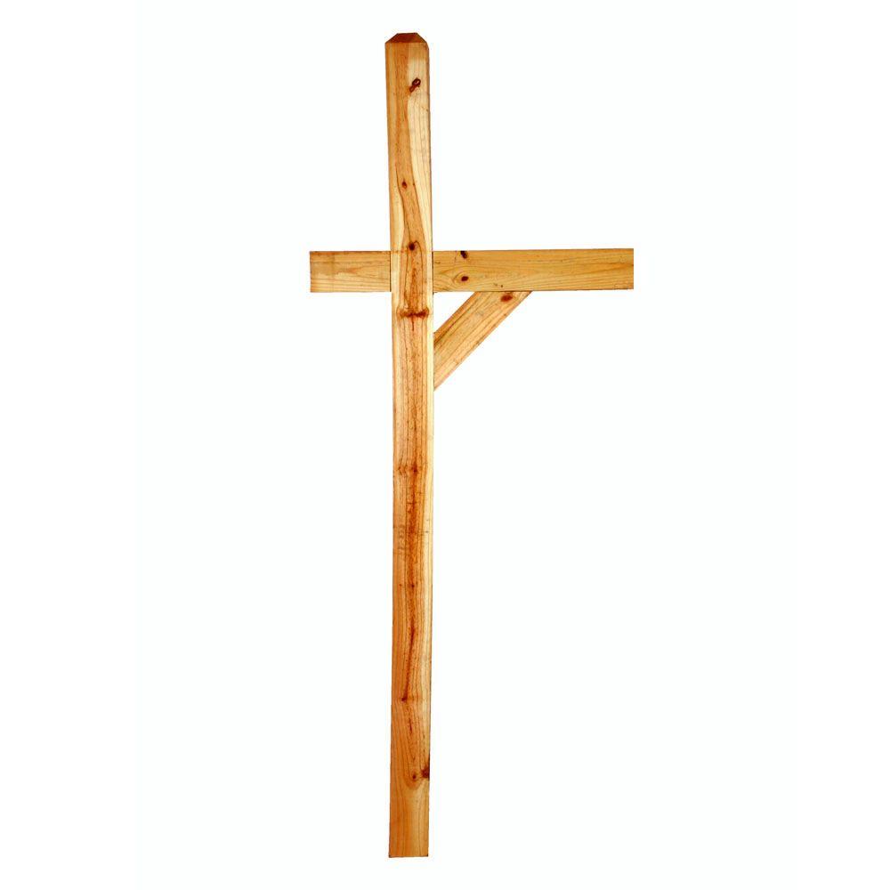 Mailbox Post Cedar 4 in. x 4 in. x 6 ft.; Actual 3.375 in. x
