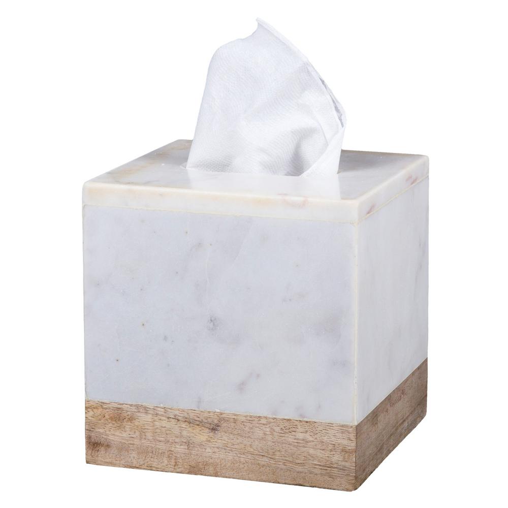 marble tissue box cover