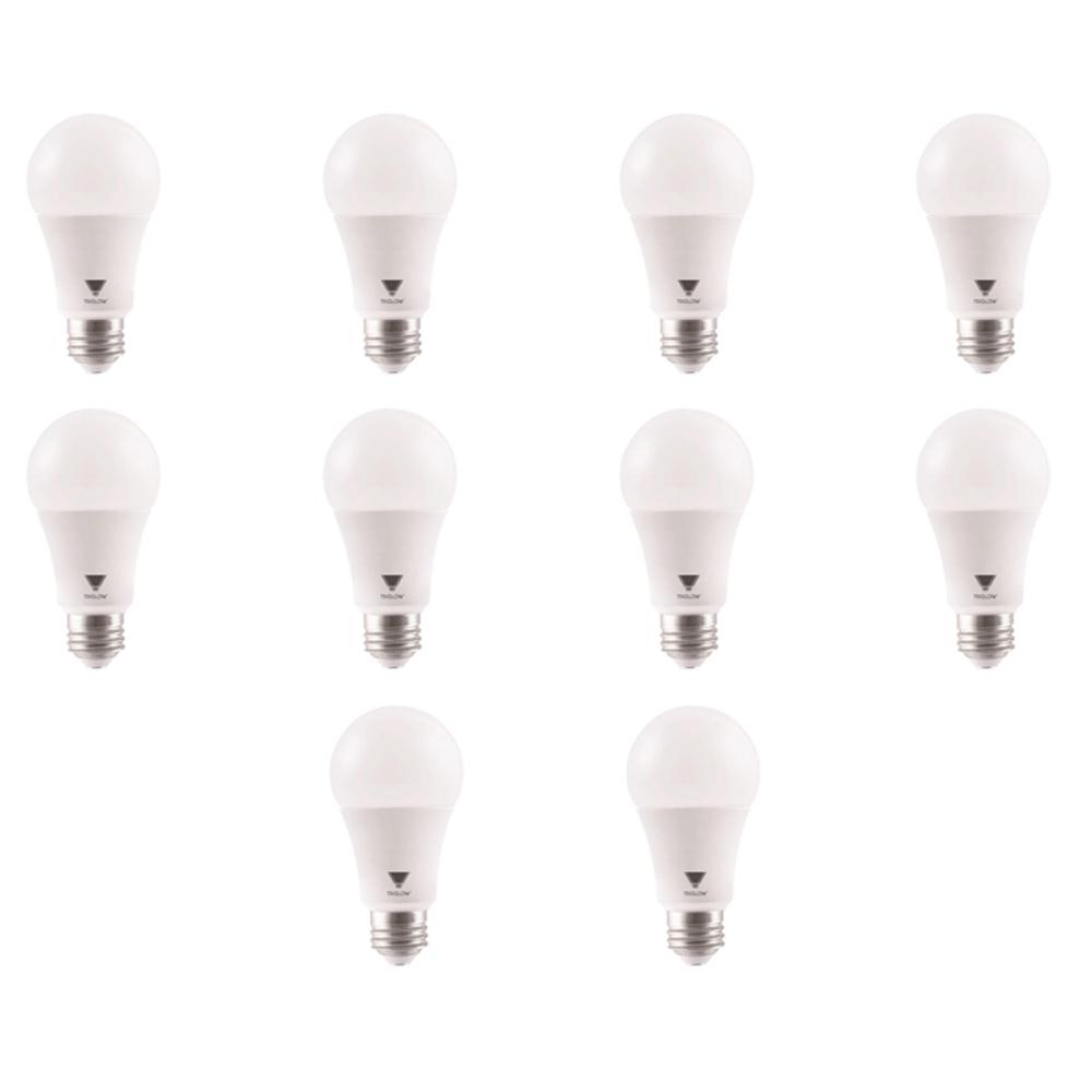 Triglow 100 Watt Equivalent A19 Dimmable 1600 Lumen Ul Listed And Energy Certified Led Light Bulb Soft White 10 Pack