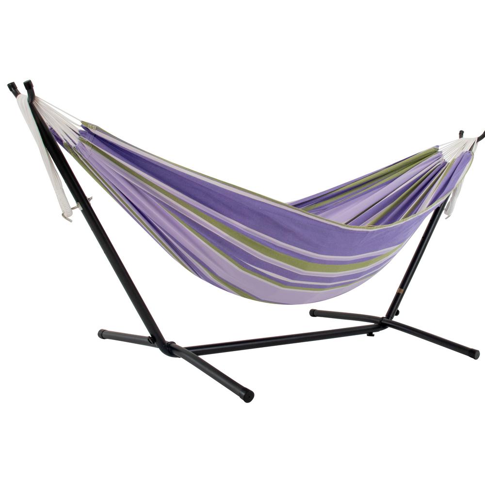 Portable Foldable Adjustable Heavy Duty Hammock Chair Space Saving Steel Stand Metal Curved Swing Weather-Resistant for para Patio Indoor Outdoor Include Carrying Case No Hammock 9 FT Hammock Stand