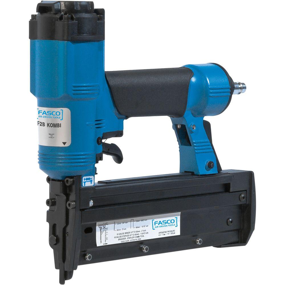 FASCO F2B 90/GN Stainless Steel Combination 18Gauge Bradder/Stapler