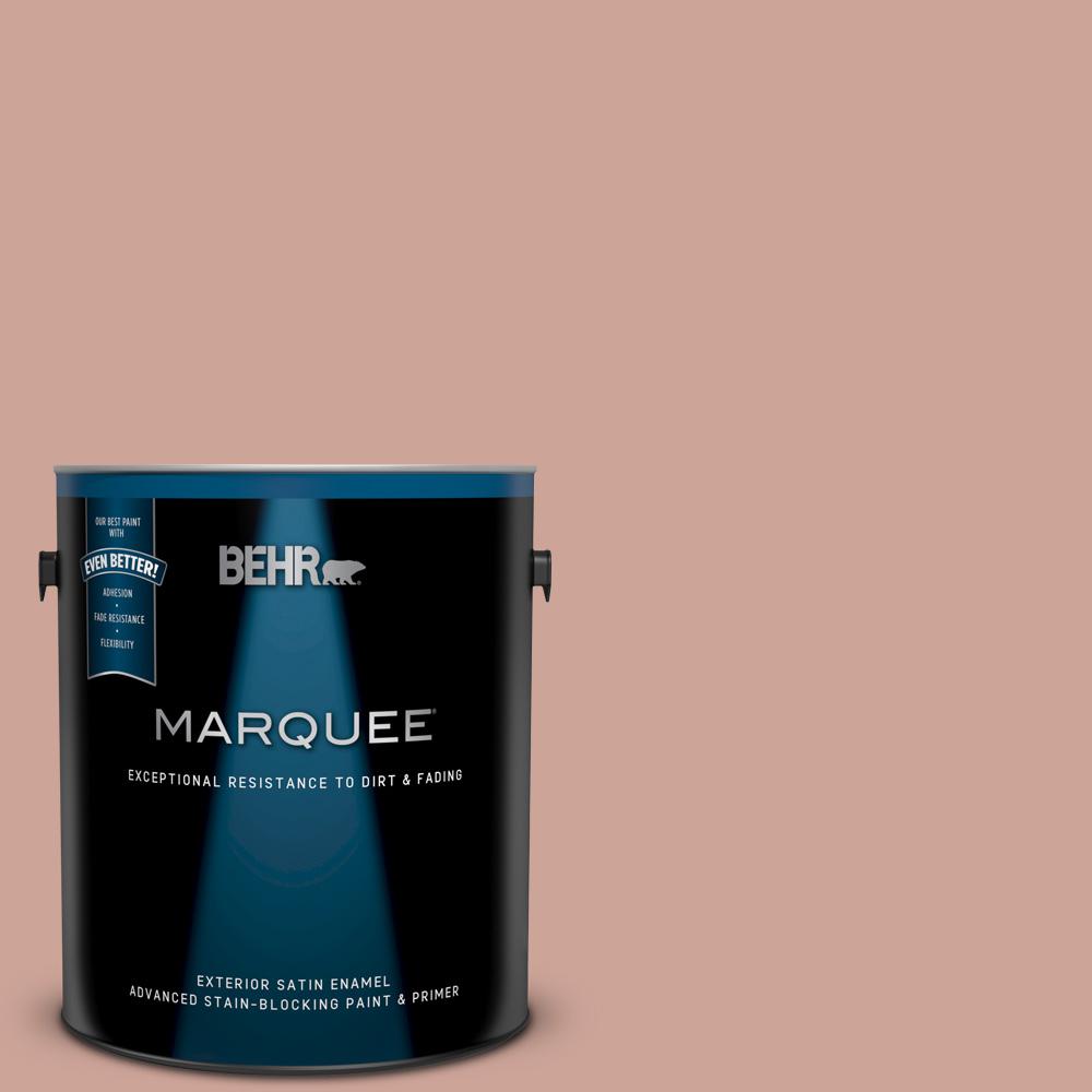 Behr Marquee 1 Gal Ppu2 08 Pink Ginger Satin Enamel Exterior