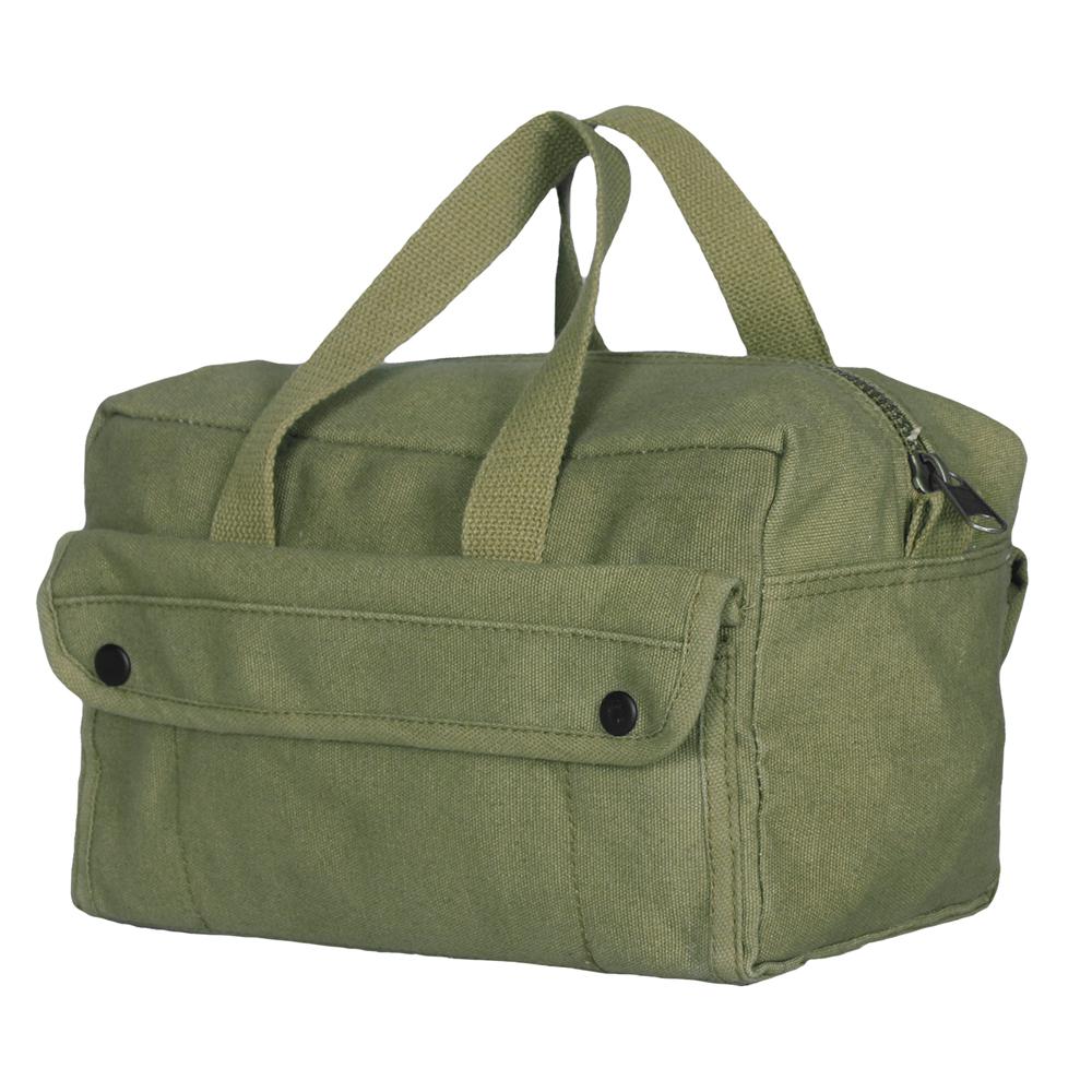 Ideal 12 In Mechanic S Tool Bag 35 535 The Home Depot Mechanic S Tool Bag With 2 Pockets In Olive Drab