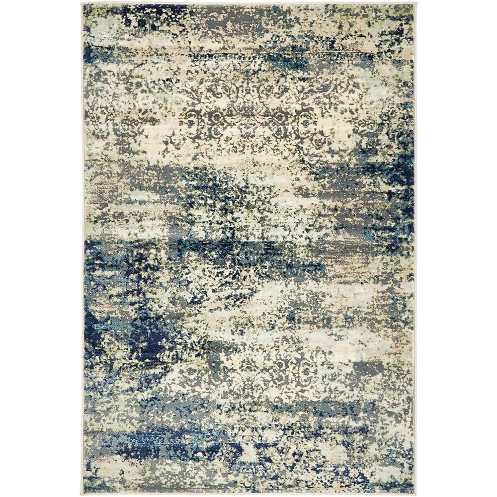 Unique Loom Ethereal Navy Blue 4 ft. x 6 ft. Area Rug3137441 The Home Depot