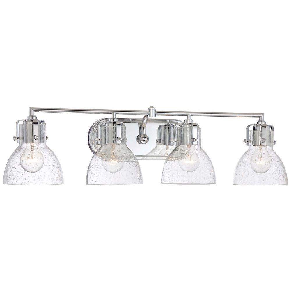 Minka Lavery 4 Light Chrome Bath Vanity Light