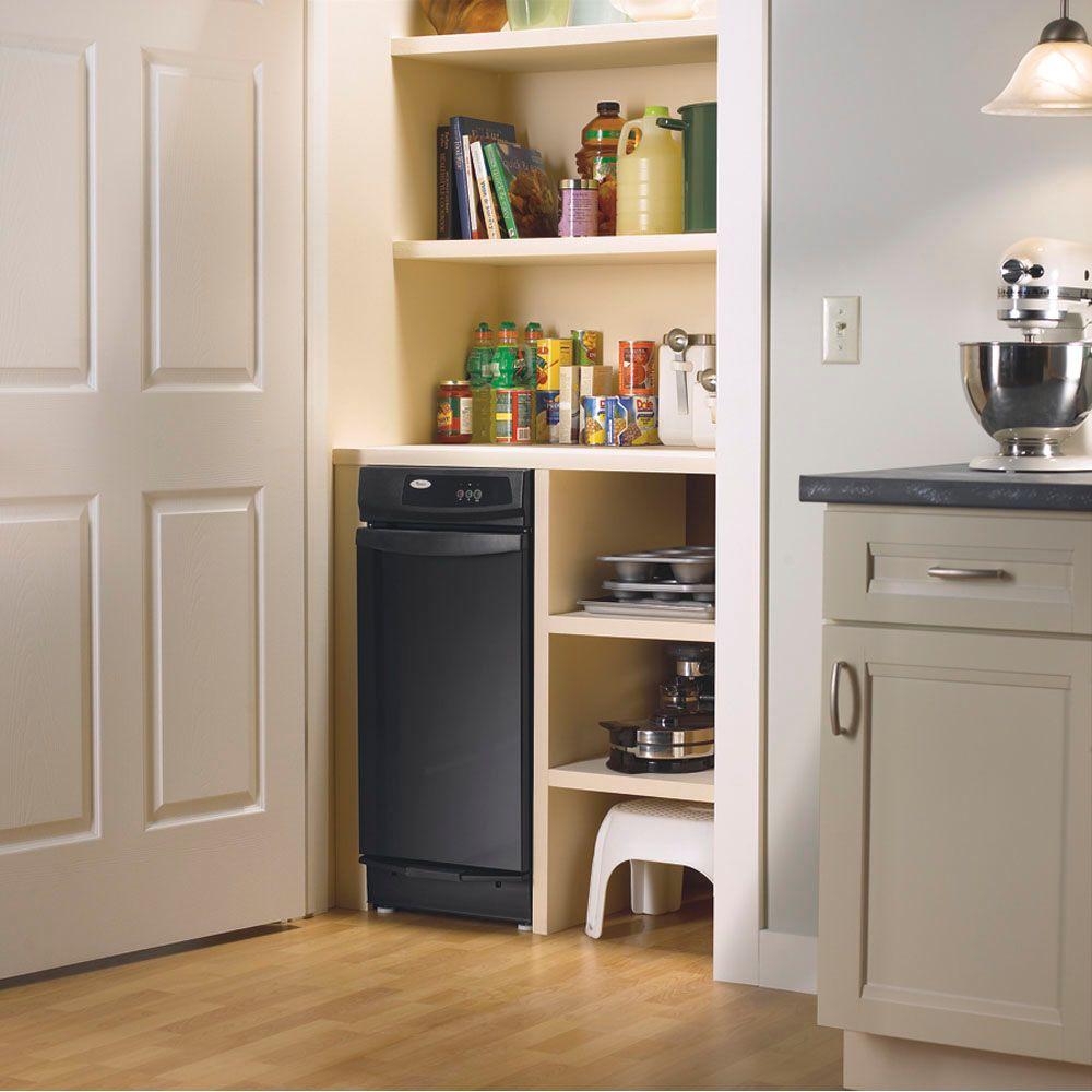 Whirlpool 15 In Convertible Trash Compactor Black Gc900qppb So Sku 449362