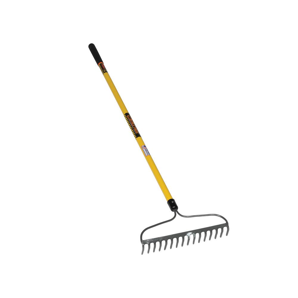 Seymour 16 Tine Bow Rake with Fiberglass Handle by Seymour