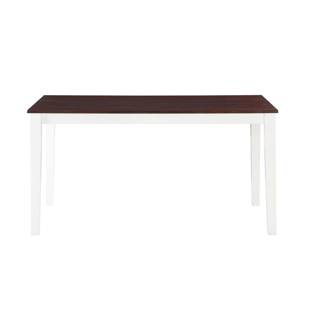 Acme Furniture Green Leigh White And Walnut 7 Piece Pack