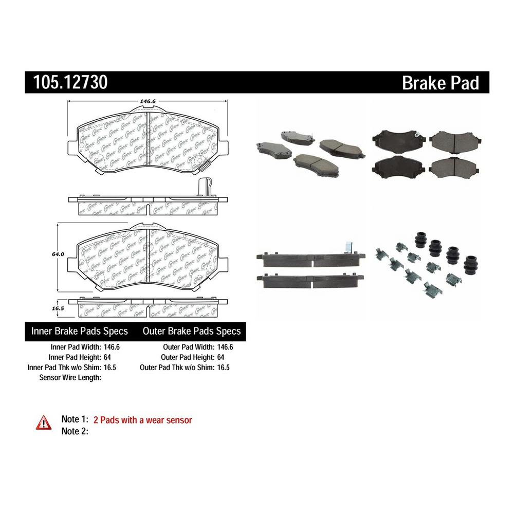 Centric 103.13510 Brake Pad