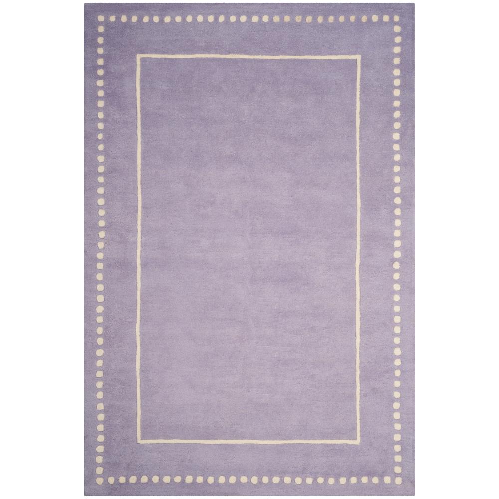 Safavieh Bella Lavender/Ivory 6 ft. x 9 ft. Area RugBEL151C6 The
