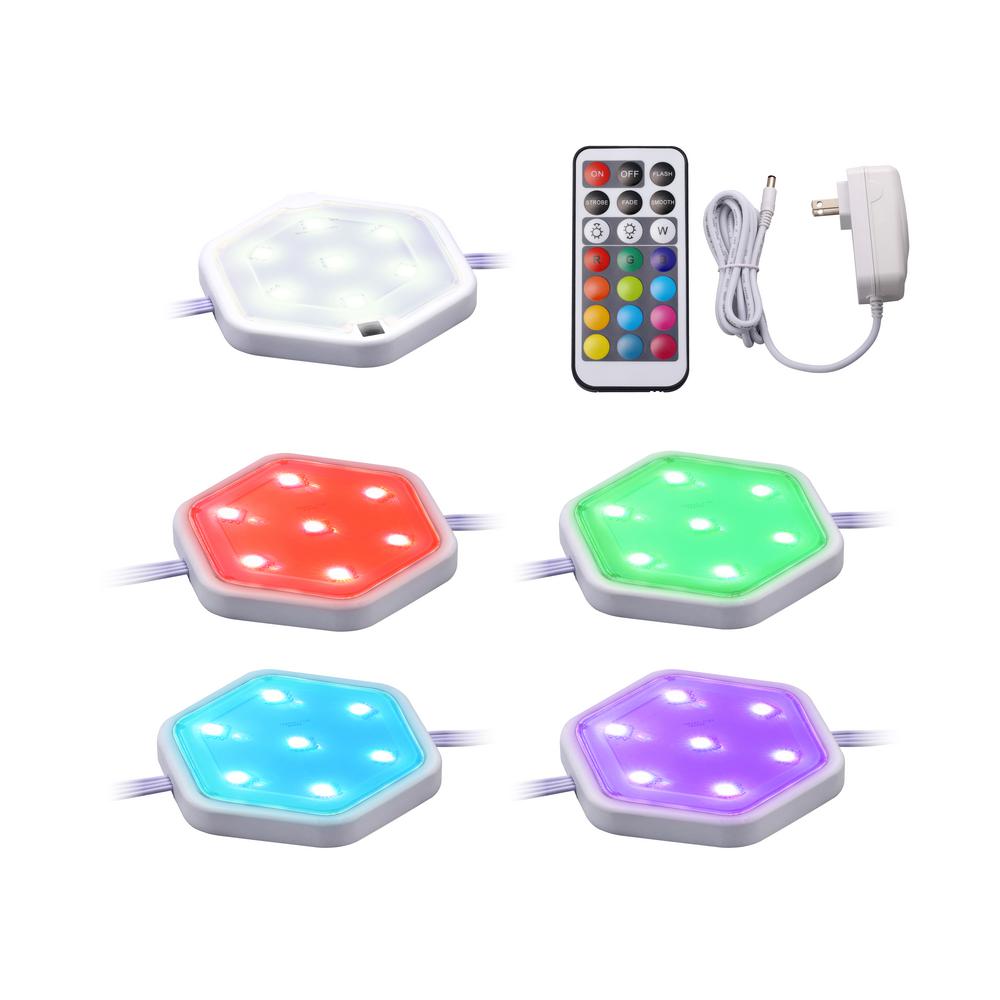 Black Decker Led Puck Light Kit Rgb Color Changing 5 Pack Black Decker Led Puck Light Kit Rgb Color Changing 5 Pack