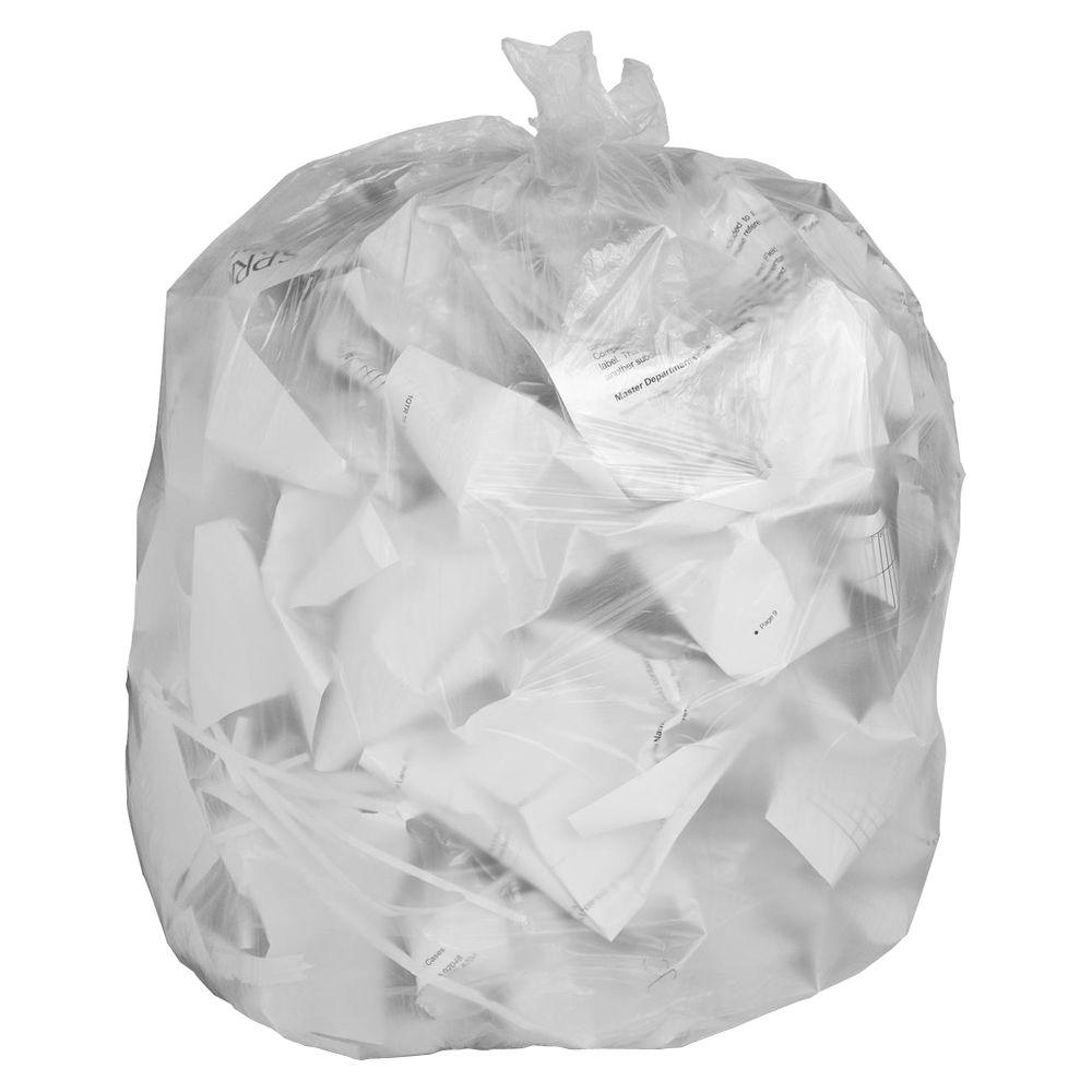 Clear - Trash Bags - Trash \u0026 Recycling 