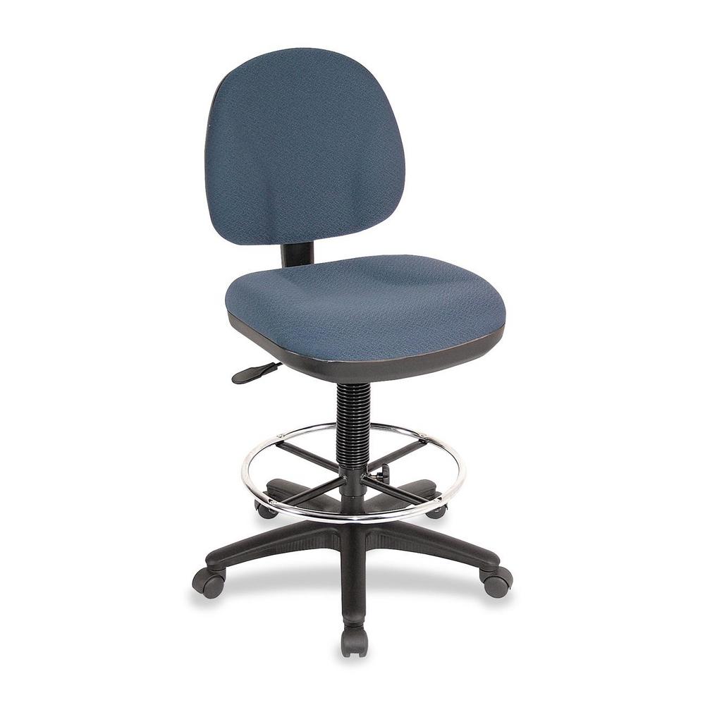 lorell millenia blue adjustable office stoolllr80010  the home depot