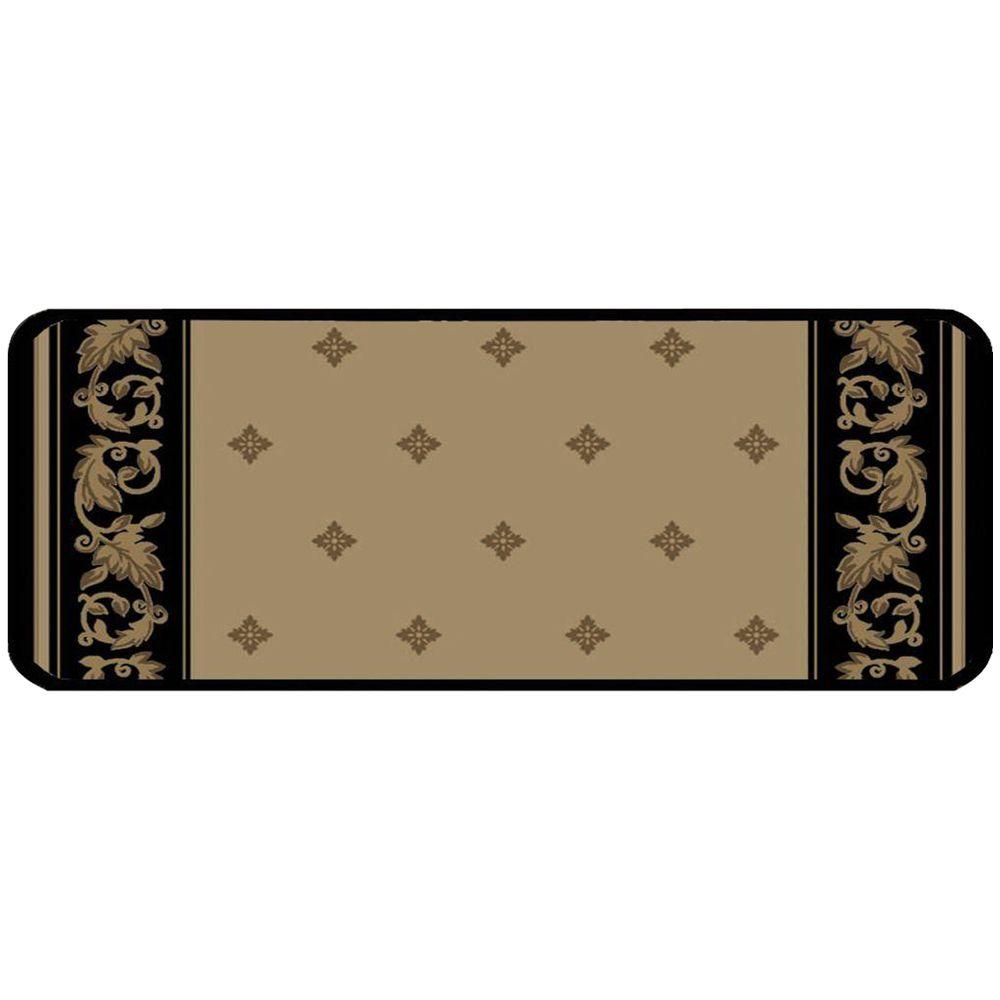 Multy Home Rugs Flooring The Depot Windham Ebony 9 In X 26 Stair Tread 12 Pack