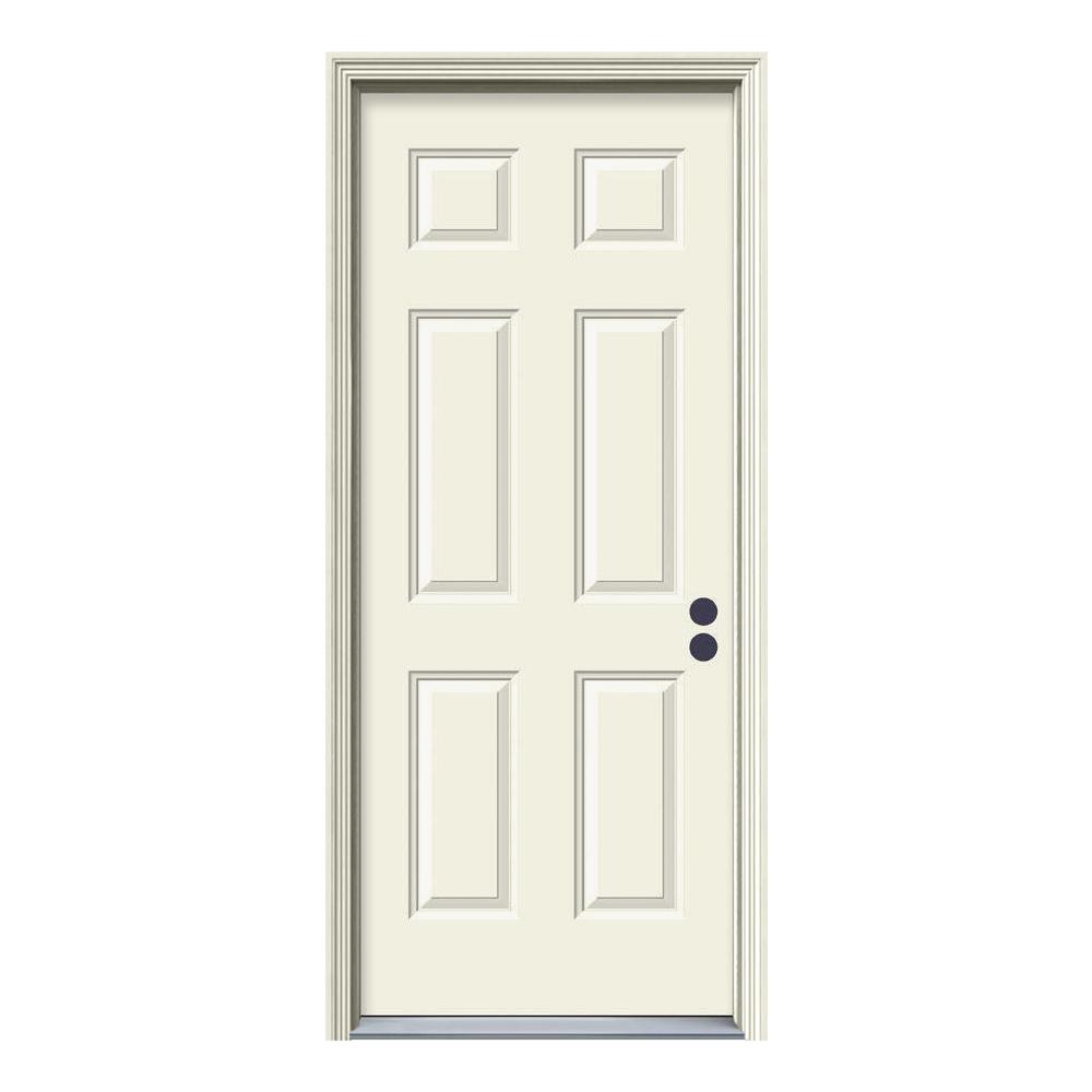 Minimalist 32 X 78 Steel Exterior Door for Small Space