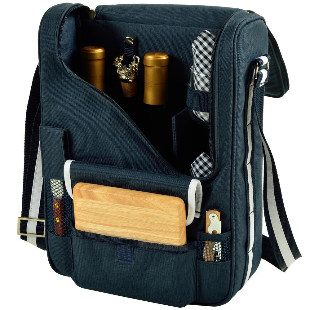 wine cooler bag with glasses
