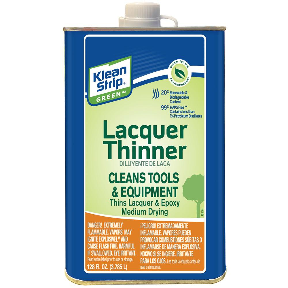 KleanStrip 1 gal. Green Lacquer ThinnerGKGL75008 The Home Depot