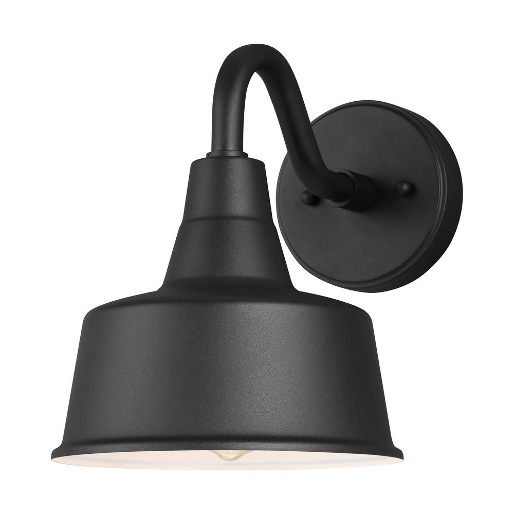 Sea Gull Lighting Barn Light 1 Black Outdoor Wall Mount Lantern Sconce Sea Gull Lighting Barn Light 1 Black Outdoor Wall Mount Lantern Sconce
