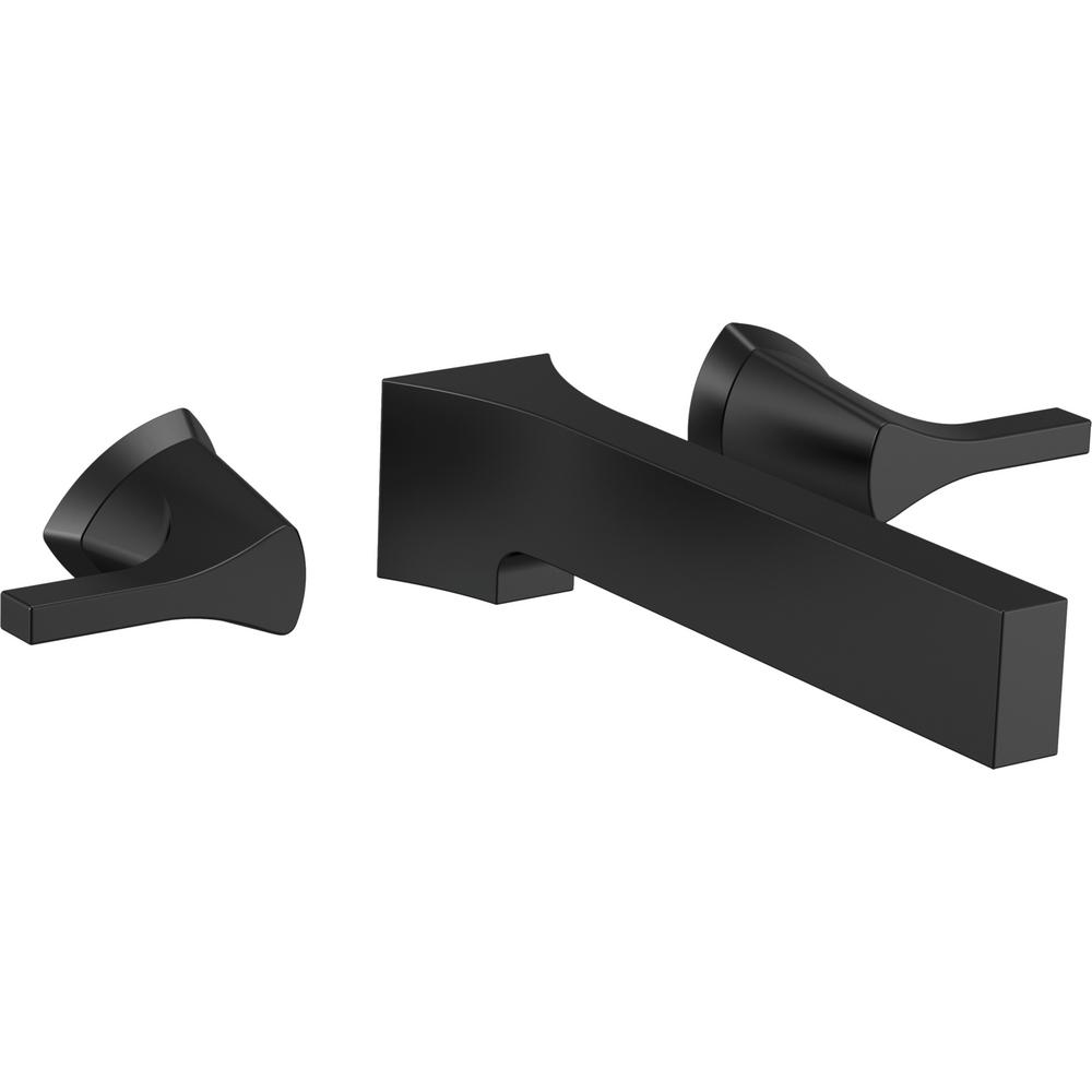 Delta Trinsic 1Handle Wall Mount Bathroom Faucet Trim Kit in Matte