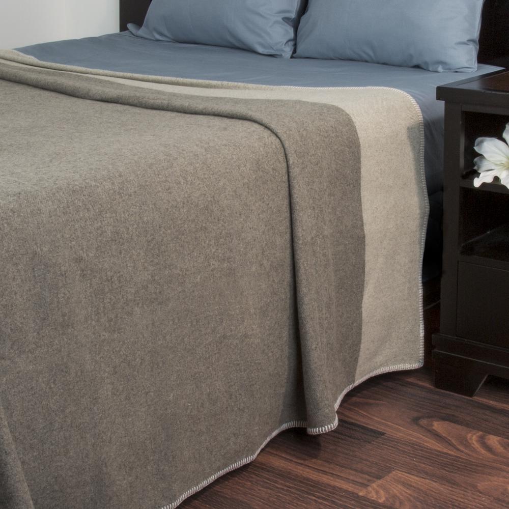 Trademark Global Platinum 100 Australian Wool Full/Queen Blanket 6184