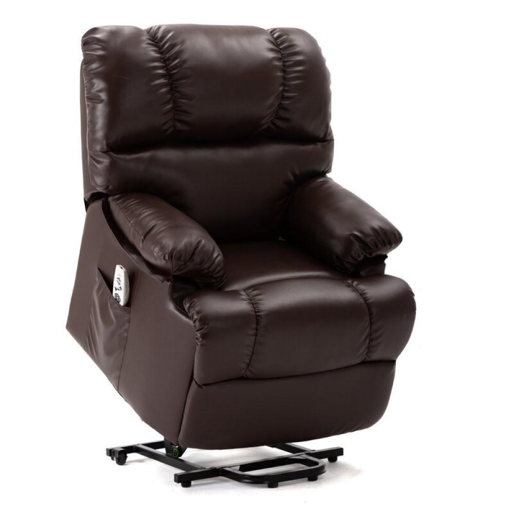 Boyel Living Blue Reclining Heated Zero Gravity Full Body Massage Chair
